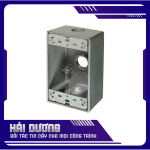 HỘP CÔNG TẮC NỔI ĐƠN 3 LỖ