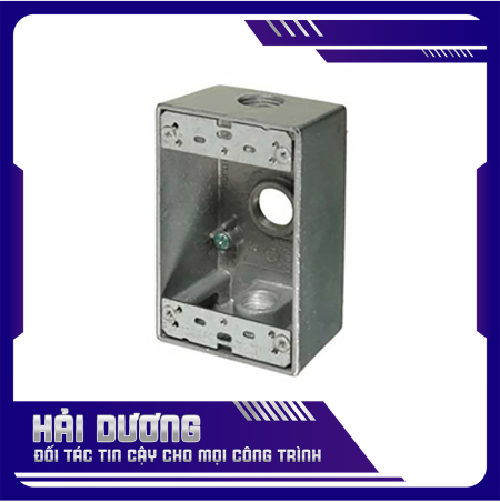 HỘP CÔNG TẮC NỔI ĐƠN 3 LỖ/ ĐÔI 5 LỖ