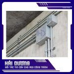 Hộp thép Pullbox dùng cho ống thép luồn dây điện
