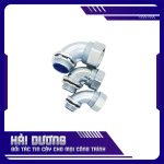 Đầu nối ống ruột gà lõi thép vuông góc với hộp