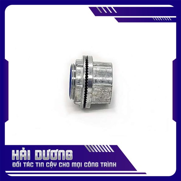 Đầu nối ống thép luồn dây điện ren với hộp đi