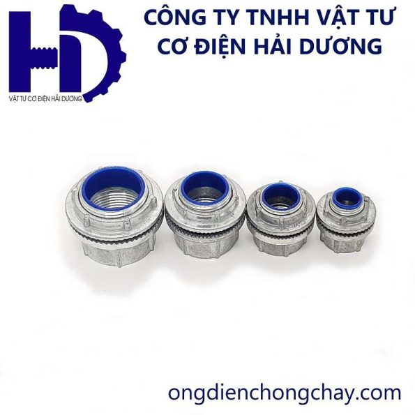 Đầu nối ống thép luồn dây điện ren với hộp điện