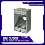 HỘP CÔNG TẮC NỔI ĐƠN 3 LỖ