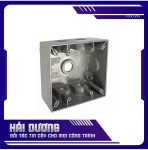 HỘP CÔNG TẮC NỔI ĐƠN 3 LỖ