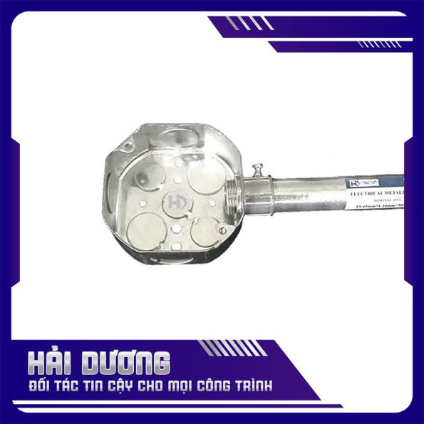 Hộp bát giác ống thép luồn dây điện
