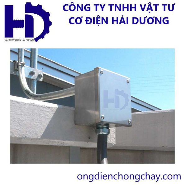 Hộp thép Pullbox dùng cho ống thép luồn dây điện