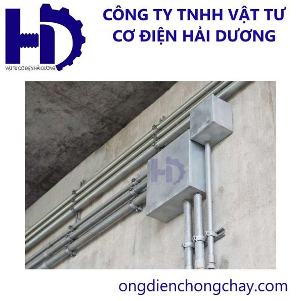 Hộp thép Pullbox dùng cho ống thép luồn dây điện