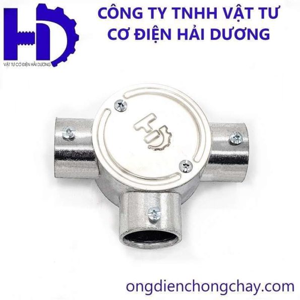 Hộp chia ngả dùng cho ống thép luồn dây điện trơn