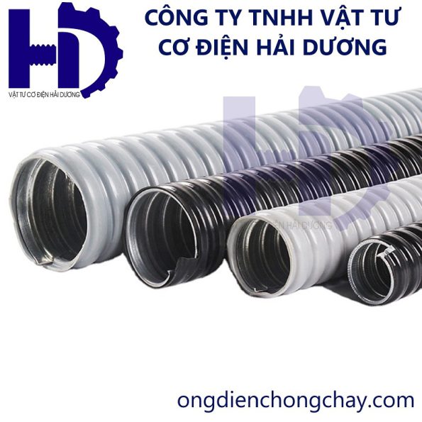 Ống ruột gà lõi thép bọc nhựa PVC