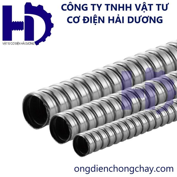 Ống ruột gà lõi thép không bọc nhựa