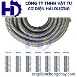 Ống ruột gà lõi thép không bọc nhựa