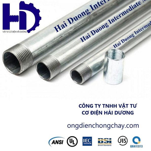 Ống thép luồn dây điện ren IMC