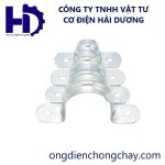 KẸP ỐNG INOX TRƠN KHÔNG ĐẾ, 2 LỖ (1)