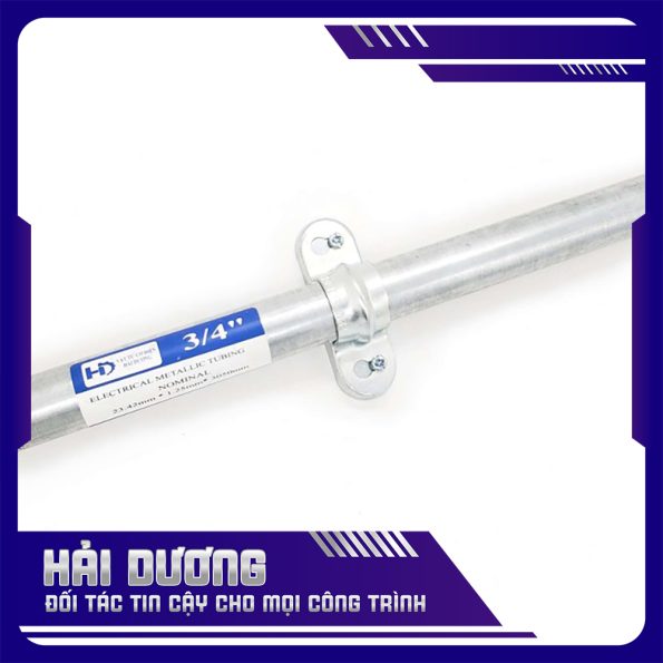 Kẹp Omega có đế dùng cho ống thép luồn dây điện