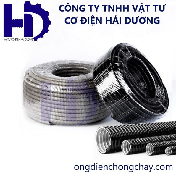 Ống ruột gà lõi thép bọc nhựa PVC