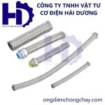 Ống ruột gà lõi thép bọc nhựa bọc lưới inox