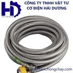 Ống ruột gà lõi thép bọc nhựa bọc lưới inox