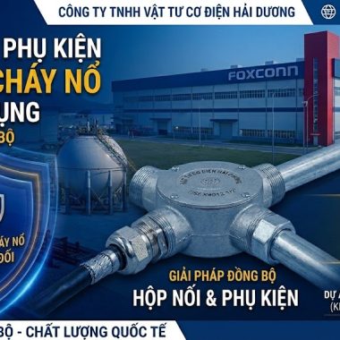 Hệ thống điện chống nổ không thể thiếu hộp đấu nối và phụ kiện chuyên dụng