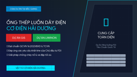 Vật Tư Cơ Điện Hải Dương Tự Hào Đồng Hành Cùng Tổ Hợp Nhà Máy Hyosung Vina Factory